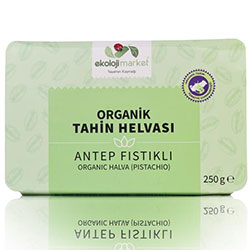 Ekoloji Market Organik Tahin Helvası  Antep Fıstıklı  250g