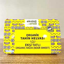 Ekoloji Market Organic Tahini Halva (Sour-Sweet) 200g