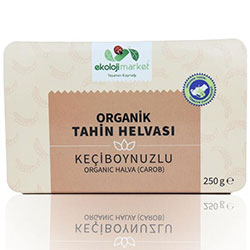 Ekoloji Market Organic Tahini Halva  Carob  250g