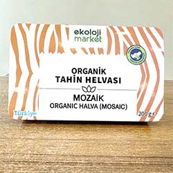 Ekoloji Market Organic Tahini Halva  Mosaic  200g