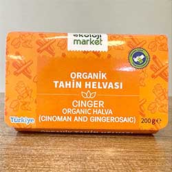 Ekoloji Market Organik Tahin Helvası  Tarçın & Zencefilli  200g