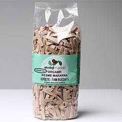 Ekoloji Market Organic Home Made Fettuccini  Whole Wheat  400g