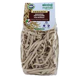 Ekoloji Market Organik Tam Buğday Makarnası  Fettucine  250g