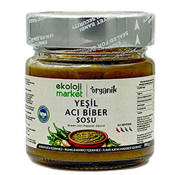 Ekoloji Market Organic Green Hot Pepper Sauce 190g