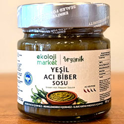 Ekoloji Market Organik Yeşil Acı Biber Sos 190g