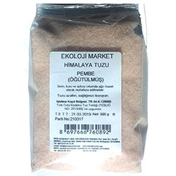 Ekoloji Market Himalaya Tuzu  Pembe  Öğütülmüş  500g