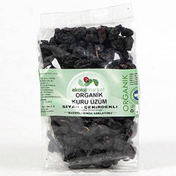 Ekoloji Market Organik Çekirdekli Siyah Üzüm 200g