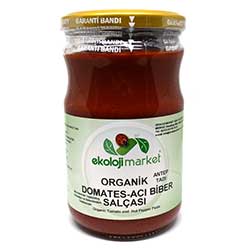 Ekoloji Market Organic Tomato - Hot Paprika Paste 660g