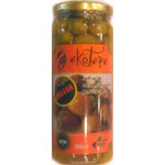 Ekotepe Organic Green Olives  Scratched  500cc