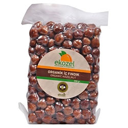 Ekozel Organic Raw Hazelnut 250g