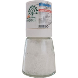 Ekozel Himalayan Salt With Grinder (White, Crystal) 500g