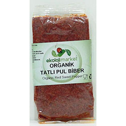 Ekoloji Market Organik Kırmızı Pul Biber  Tatlı  50g