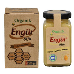 Engür Organic Mix  Royal Jelly + Propolis + Raw Honey  200g