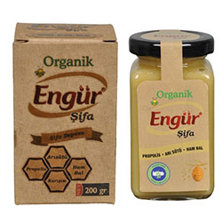 Engür Organic Mix (Royal Jelly + Propolis + Raw Honey) 200g