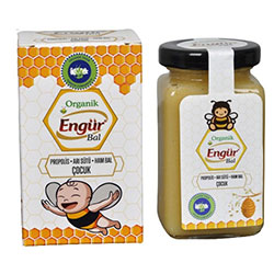 Engür Organik Çocuk Karışım  Arısütü  Propolis  Bal  200g