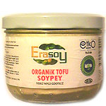 Erasoy Organic Tofu (Soy Curd) 250gr Glass Jar