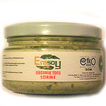 Erasoy Organic Spread Tofu  Soy Cheese  200gr Glass Jar  Spicy 