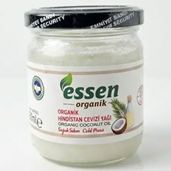 Essen Organik Hindistan Cevizi Yağı  Soğuk Sıkım  150g