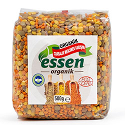 Essen Organic Mixed Lentils (Yellow, Green, Red) 500g