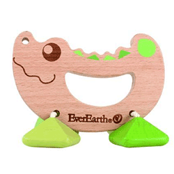 EverEarth Ecologic Crocodile Rattle Toy