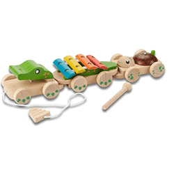 EverEarth Ecologic Pull Along Musical Crocodile