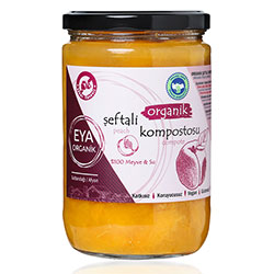 Eya Organik Şeftali Kompostosu 610g