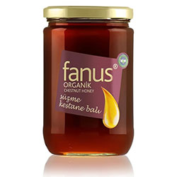 Fanus Organic Chestnut Flower Honey 850g