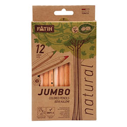 Fatih Natural Jumbo Colored Pencil 12 Colors