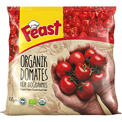 Feast Organic Tomato Diced Cube 450g
