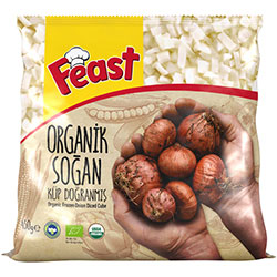 Feast Organic Onion Diced Cube 450g