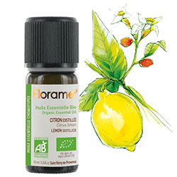 Florame Organik Distile Limon  Citrus Limon  Esansiyel Yağı 5ml