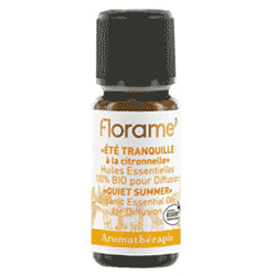 Florame Organic Quiet Summer Essential Oils with Citronella 10ml