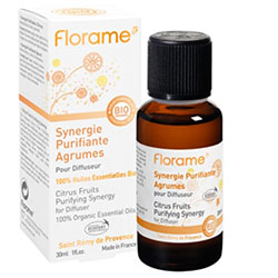 Florame Organic Purifying Synergy For Diffuser Citrus Fruits 30ml