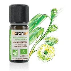 Florame Organic Citriodora Eucalyptus  Eucalyptus Citriodora  Essential Oil 10ml