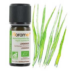 Florame Organic Lemongrass  Cymbopogon Flexuosus  Essential Oil 10ml