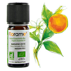 Florame Organic Tangerine  Citrus Nobilis  Essential Oil 10ml