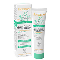 Florame Organic Purete 2-IN-1 Purifying CHARCOAL Mask 65ml