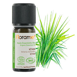 Florame Organic Vetiver  Vetiveria Zizanoide  Essential Oil 5ml