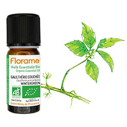 Florame Organic Wintergreen (Gaultheria Procumbens) Essential Oil 10ml