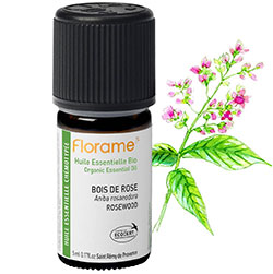 Florame Organic Rosewood (Aniba rosaeodora) Essential Oil 5 ml