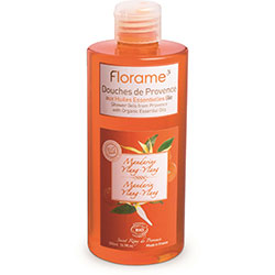 Florame Organic Shower Gel  Orange & Mandarin  500ml