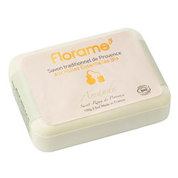 Florame Organic Traditional Soap  Almond  100g