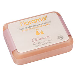 Florame Organic Traditional Soap  Geranium  100g