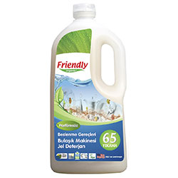 Friendly Organic Bulaşık Makinesi Jel Deterjan 1 2L  Kokusuz  65 Yıkama 