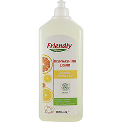 Friendly Organic Dishwashing Liquid (Orange) 1L