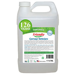 Friendly Organic Hassas Ciltler İçin Kokusuz Çamaşır Deterjanı 3 78L  126 Yıkama 