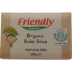 Friendly Organic Baby Soap  Unscented  100g