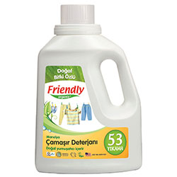 Friendly Organic Hassas Ciltler İçin Çamaşır Deterjanı Manolyalı 1 57L  53 yıkama 