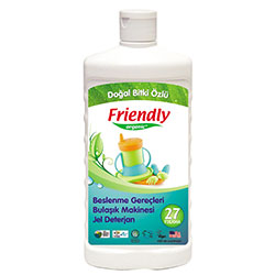 Friendly Organic Bulaşık Makinesi Jel Deterjan 500ml  25 Yıkama 