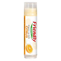 Friendly Organic Protective Lip Balm  Citrus 